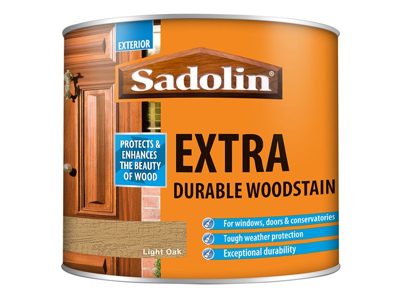 Sadolin Extra Durable Woodstain – Light Oak, 500ml