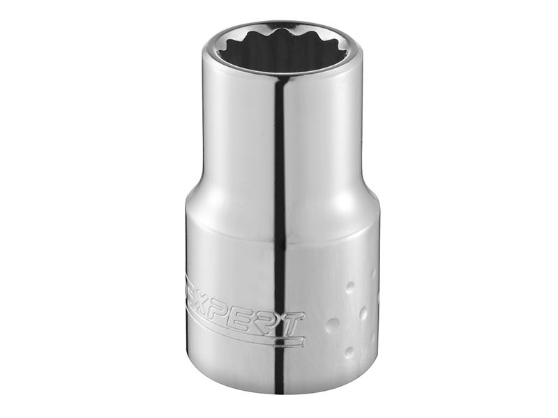 Expert 1/4 inch aandrijving 12-punts bi-hexagonale sokkel, 9/16 inch, chroomvan