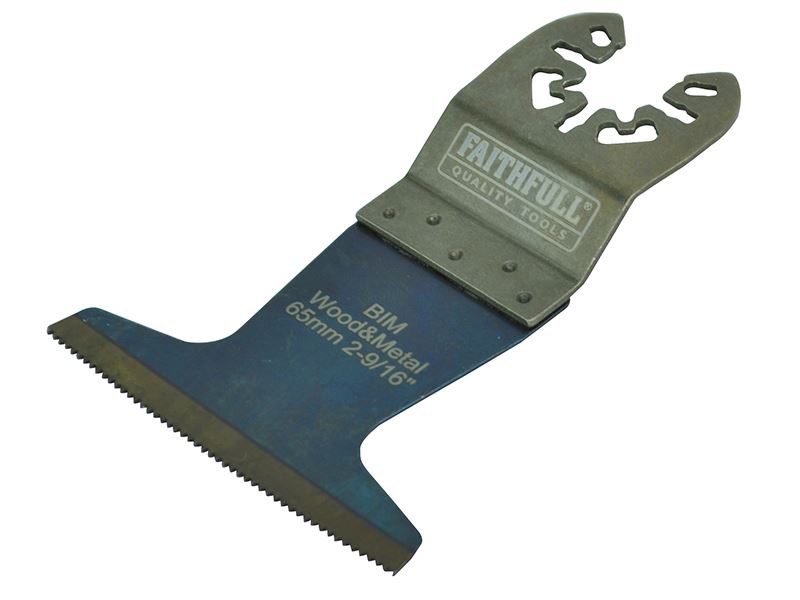 Faithfull - Bilah Gergaji Bi-Metal Premium Arc Cut untuk Kayu & Logam 65mm