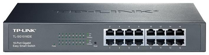 TP-LINK 16포트 기가비트 이지 스마트 스위치, 스틸 케이스