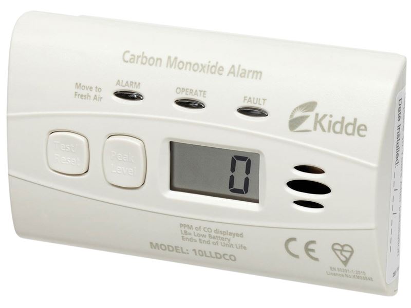 Kidde 10LLDCO CO-Alarm met 10 jaar verzegelde batterij
