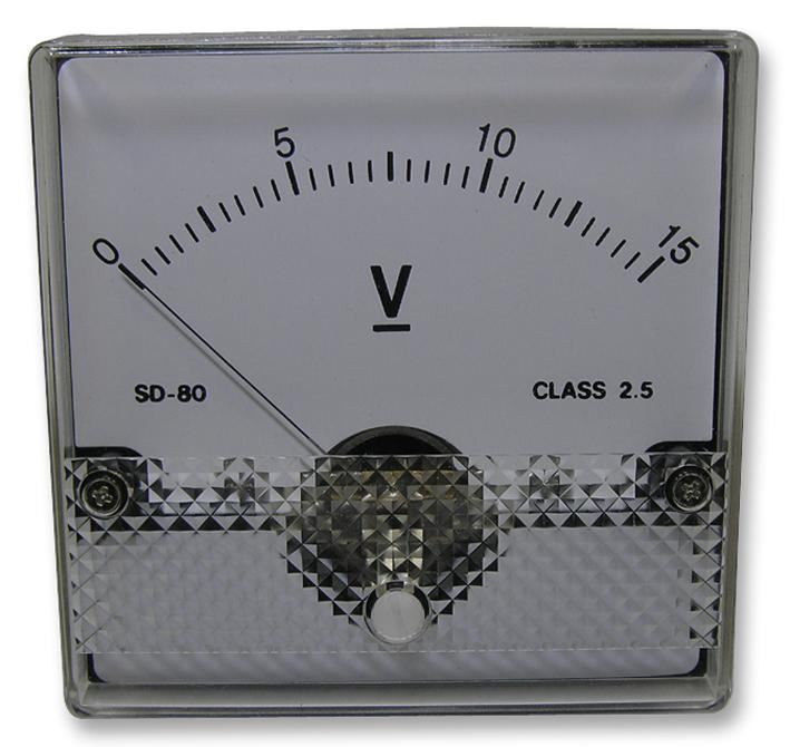 MULTICOMP Voltímetro de Painel DC, 0V a 15V
