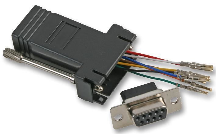 HiLo PRO SIGNAL RJ45 naar D-Sub 9-Weg Adapter, zelfmontage, 8-polig