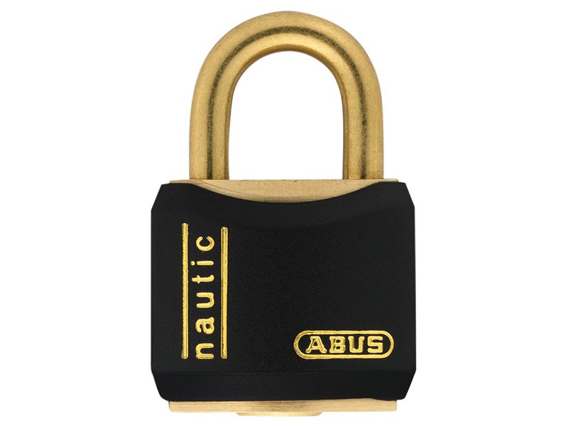 ABUS T84MB/20mm Black Rustproof Padlock, Carded