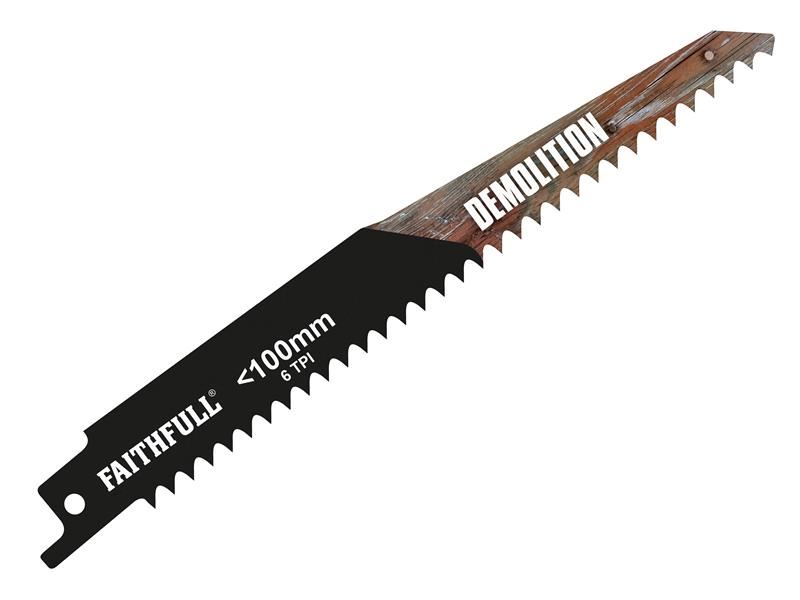 Faithfull S1111DF Λεπίδες Πριονιού Σαμπρέ Μπι-Μετάλ 228mm 6 ΚΟΔ (Σετ 5 Τεμ.)
