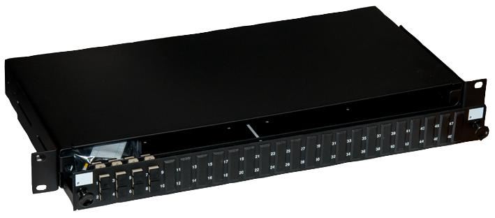 Connectix Cabling Systems Painel de Conexão Fibra Multimodo SC Duplex 4, 1U Rax