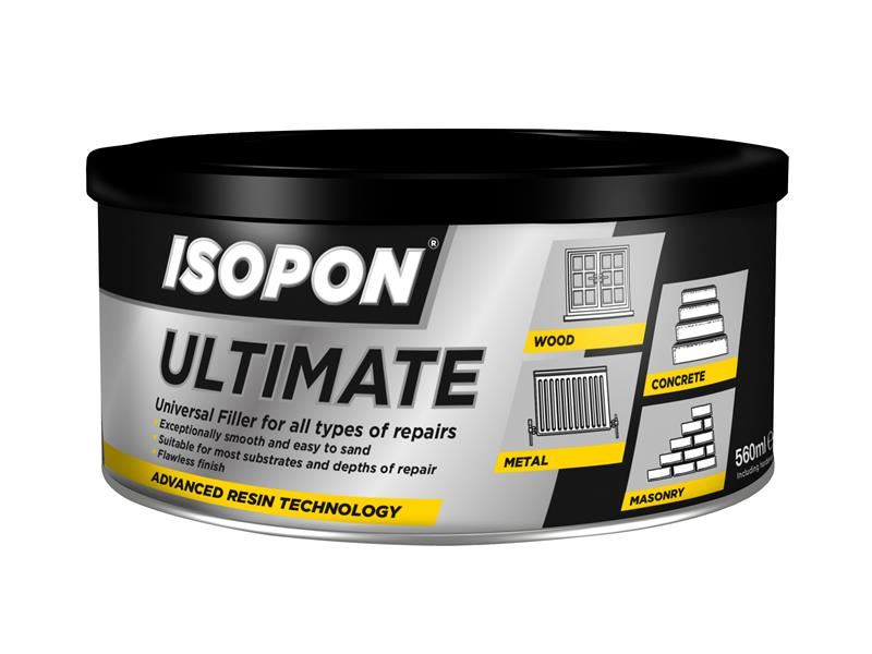 U-POL ISOPON Ultimate Filler 560ml for Wood & Metal