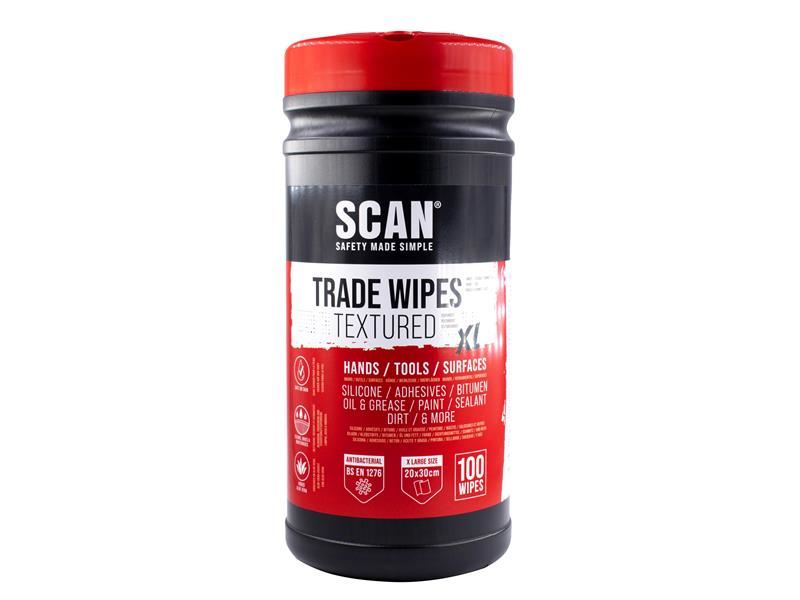 Scan Heavy-duty Trade Wipes – Tub of 100