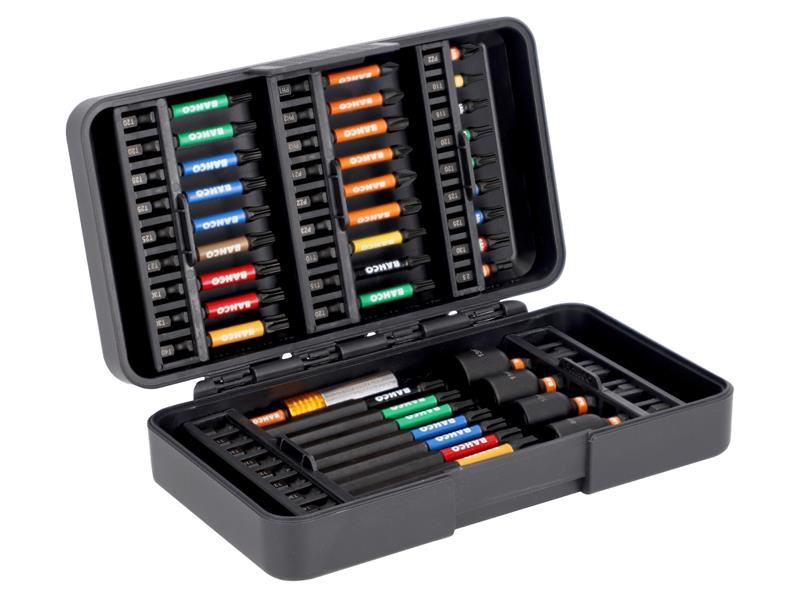 Bahco 66IM/40C-1 Impact Bit Set, 40 Piece, High-Performance Alloy Steel