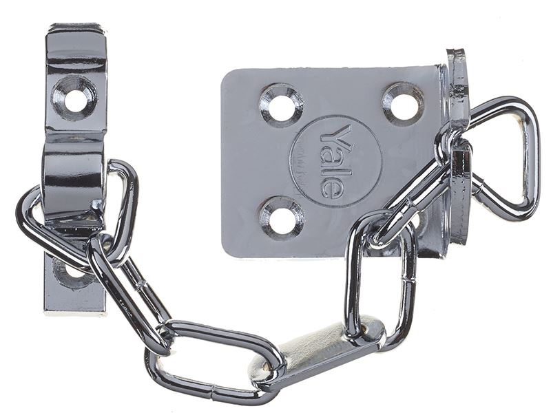 Yale WS6 Security Door Chain, Chrome Finish