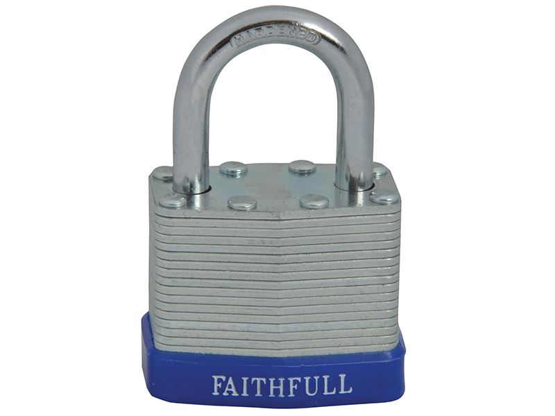 Faithfull Επώνυμα Κλειδαριά με Σύνθετο Ατσάλι, 40mm, 3 Κλειδιά