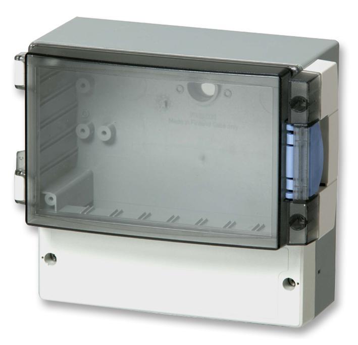 FIBOX IP65 ABS Cardmaster Enclosure with Clear Lid - 235x185x119mm
