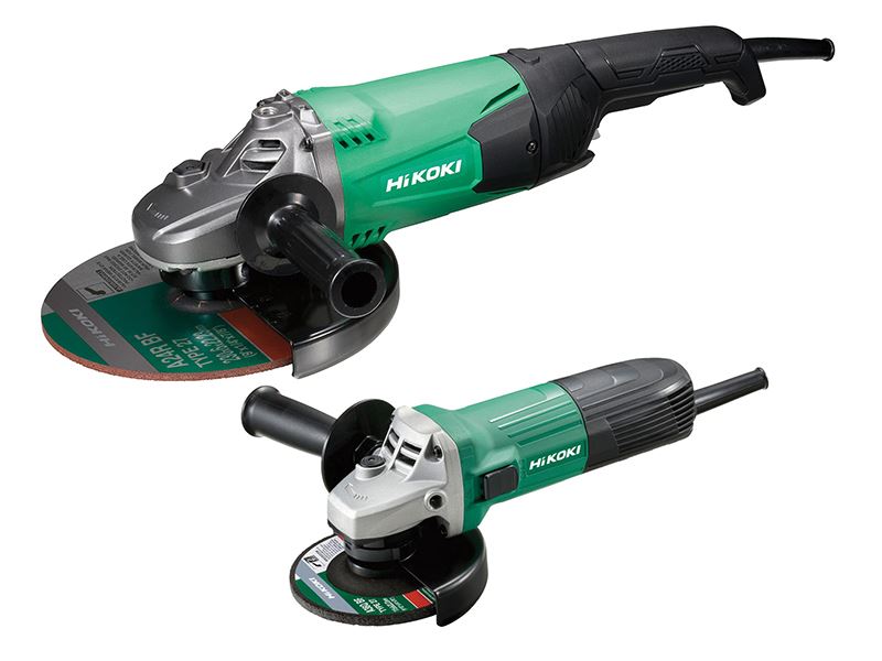 Ensemble de meuleuses d'angle HiKOKI G12STX/G23ST, 115 mm & 230 mm, 240 V