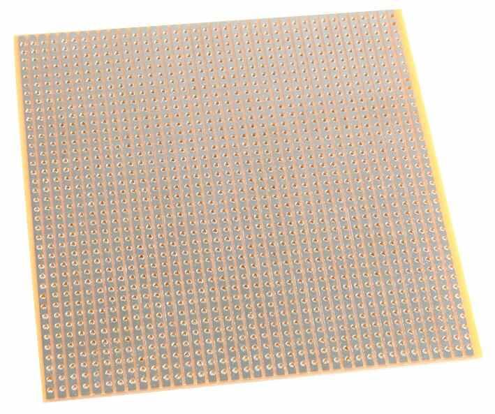 Kemo Ηλεκτρονική Stripboard, FR4, 100x160mm