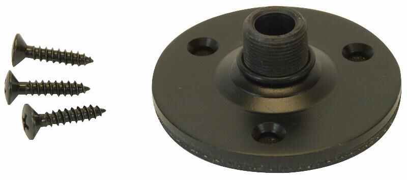 Pulse Gooseneck Microphone Flange Mount, 60mm Black