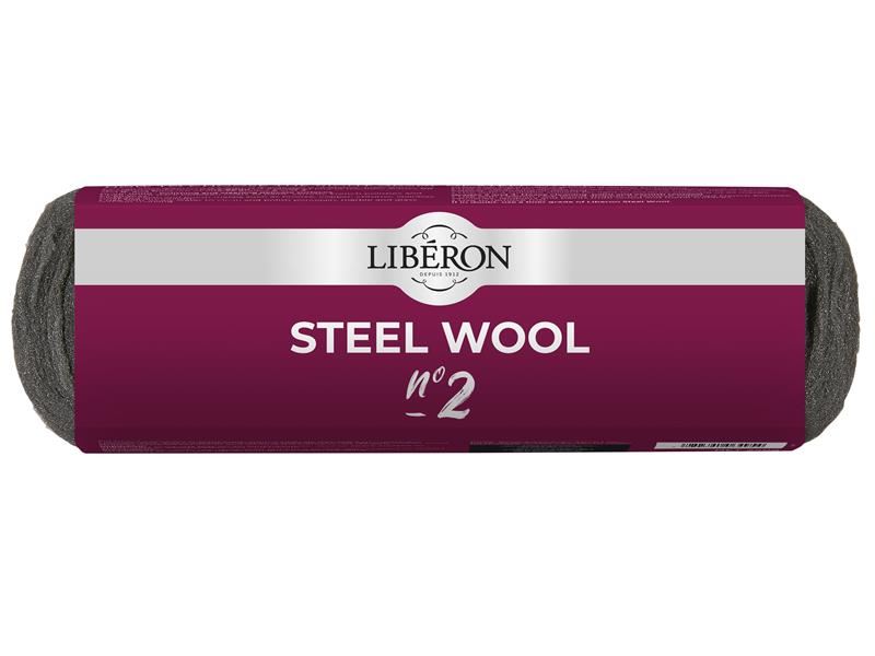 Laine d'acier Liberon, grade moyen 2, 250 g