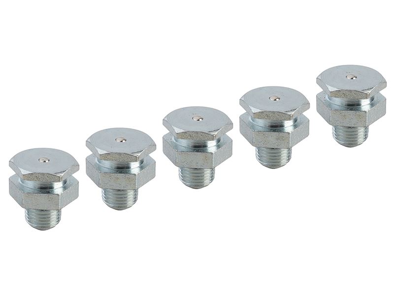 Faithfull Graisseur bouton 1/8 BSP - Lot de 5