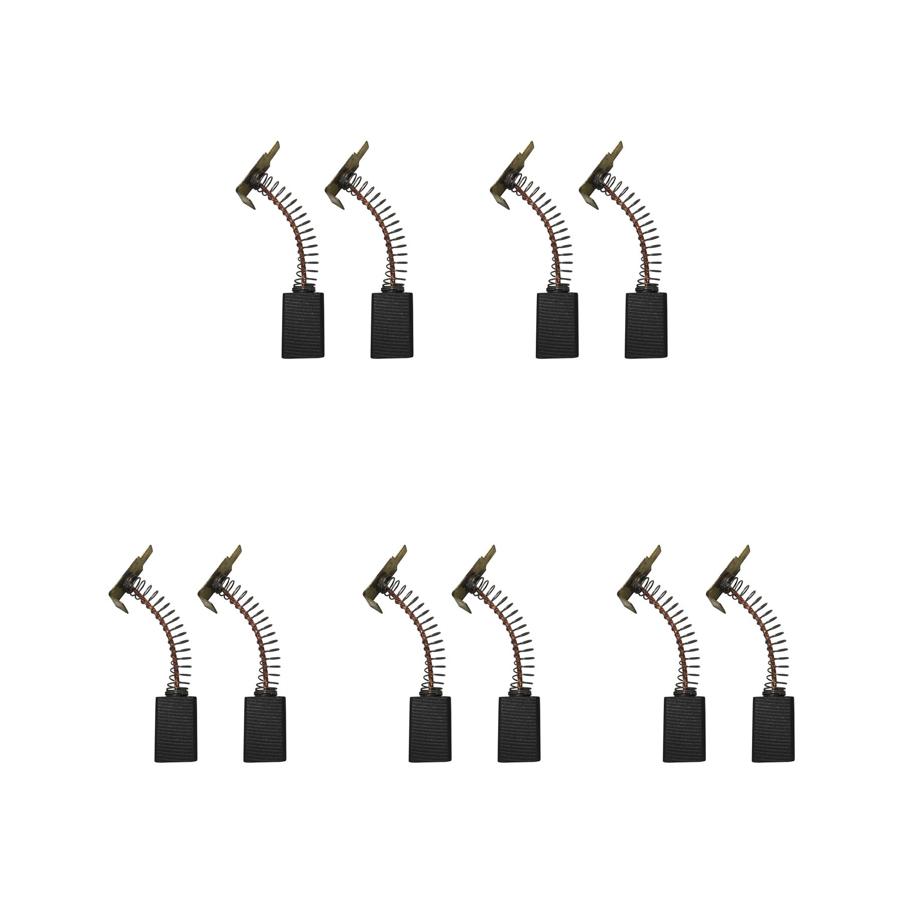 5 Sets of 2x Carbon Brushes for Felissati CT248 Rutter, 7x12x20mm