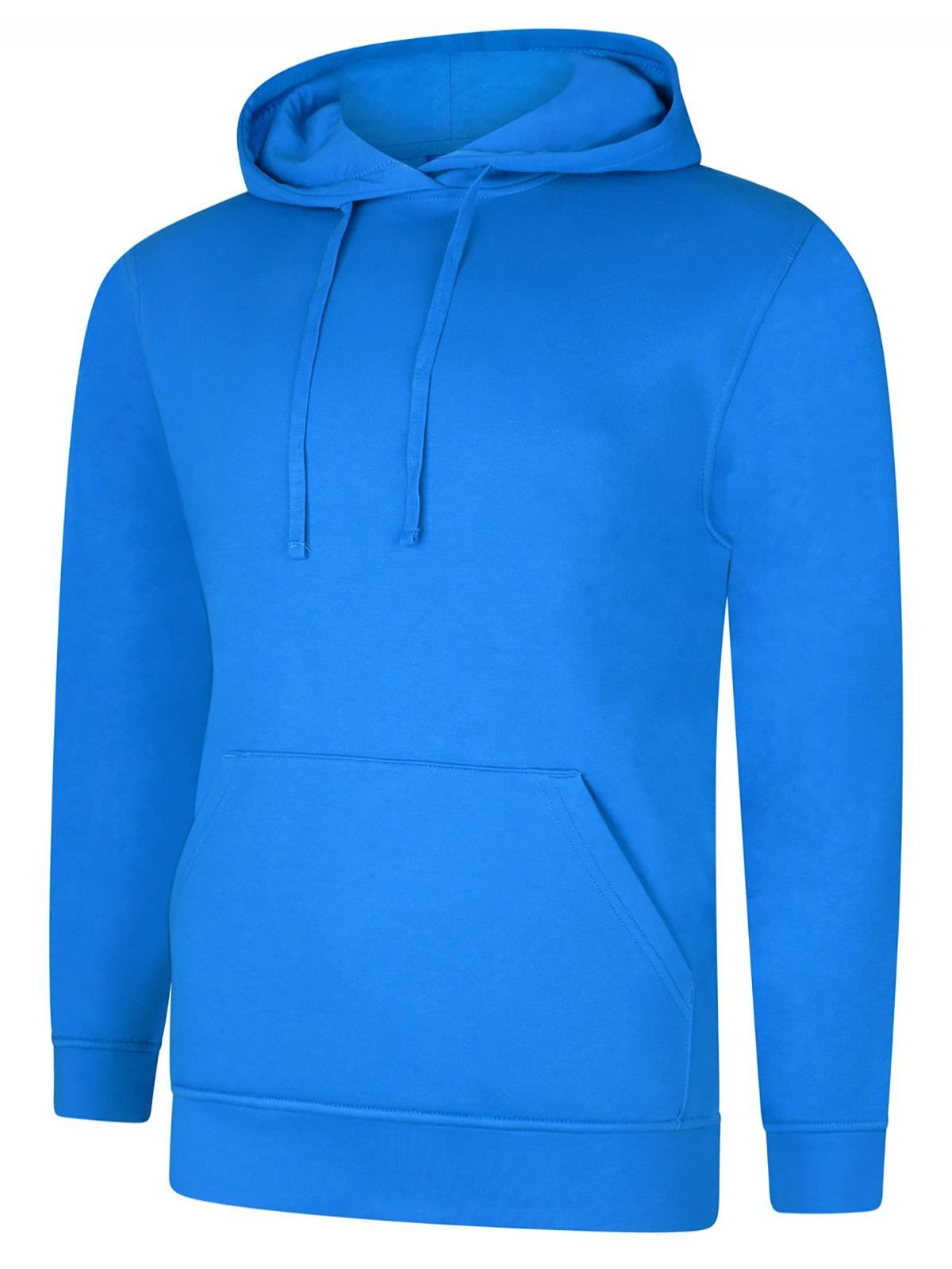 Uneek Unisex Deluxe Ζακέτα με Κουκούλα - Τροπικός Μπλε, Μέγεθος L