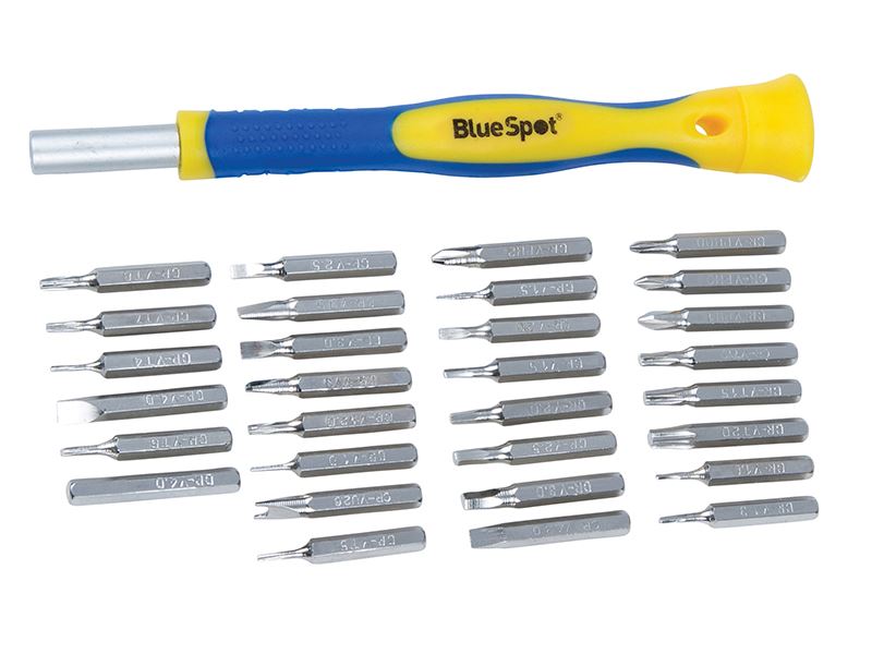 BlueSpot 31-Piece Precision Driver Set, Chrome Vanadium