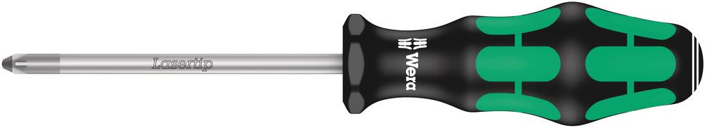 Wera Kraftform Plus Screwdriver, PZ2 x 100mm, Pozidriv