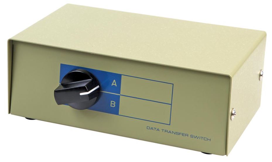 PRO SIGNAL Comutador de Dados 2 para 1 de Teclado e Monitor PS/2