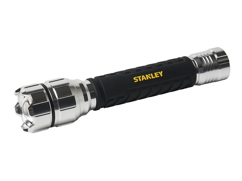 STANLEY פנס יד 500 לומן, אלומיניום, מופעל בסוללות AA