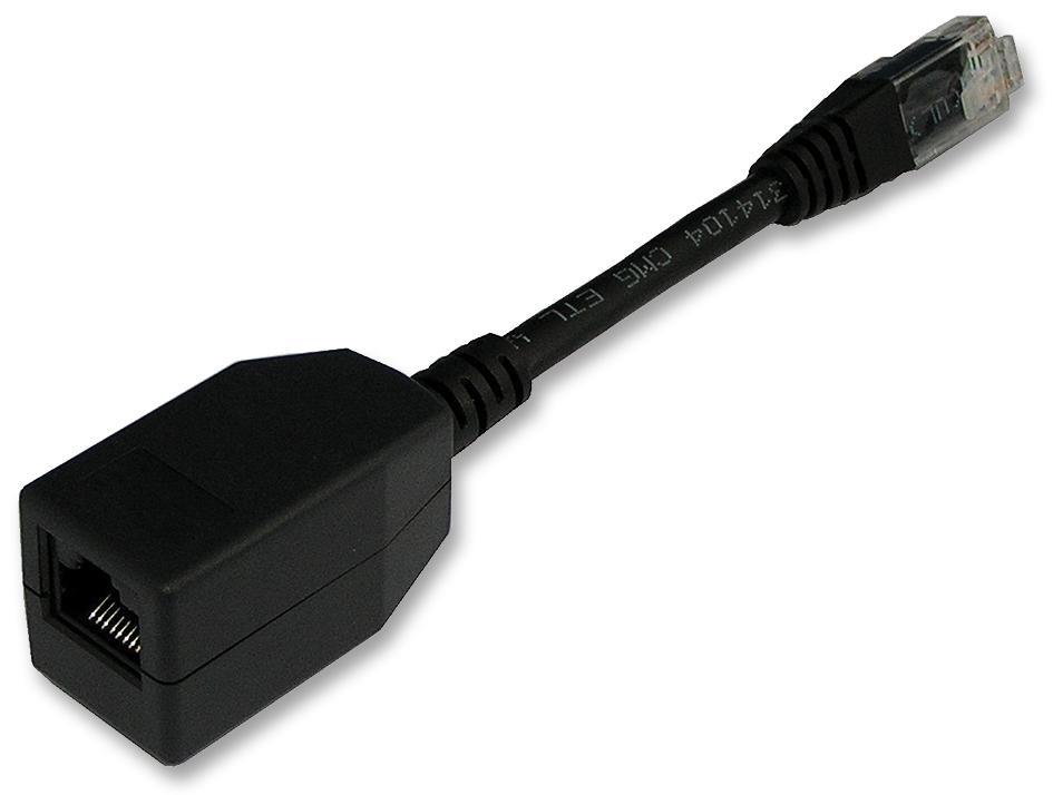 TUK Cat5e RJ45 UTP Port Saver, 100mm, Black