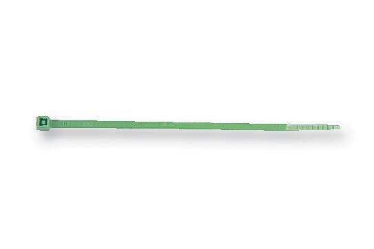 HELLERMANNTYTON T-Series Nylónové kotevní pásky 2,5x100mm zelené (100 ks)