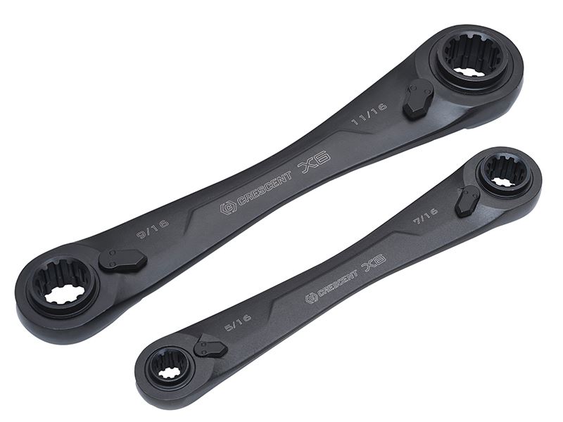 Crescent X6 Ratelende Steeksleutelset, 2-delige, Metrisch