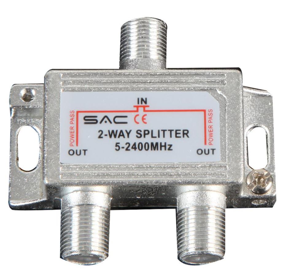 SAC Innenraum-Splitter 2-Wege mit DC-Durchlass