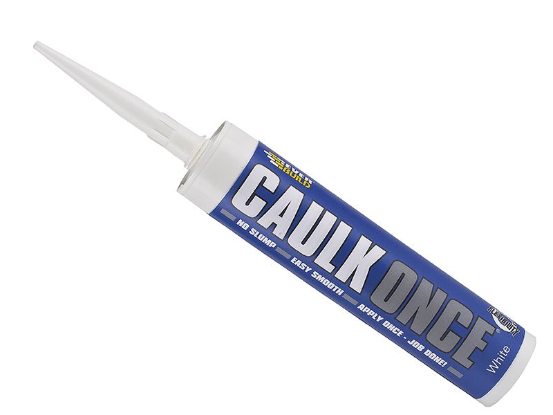 Everbuild Sika Caulk Once White Acrylic Sealant 380ml