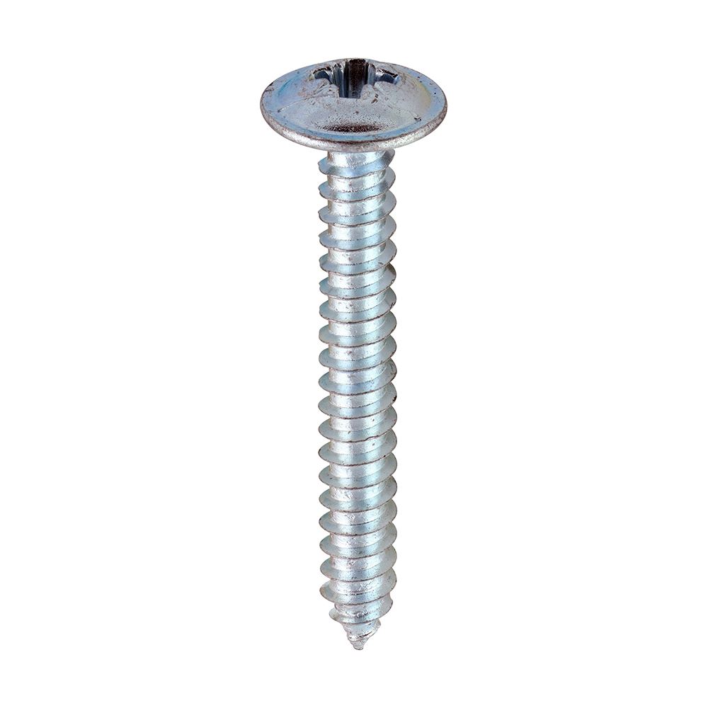 Timco Flange Head PZ Self-Tapping Screws, Size 8 x 1 1/4