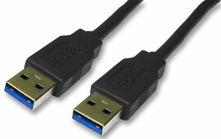 Pro Signal USB 3.0 A Male naar A Male Kabel, 1.8m Zwart