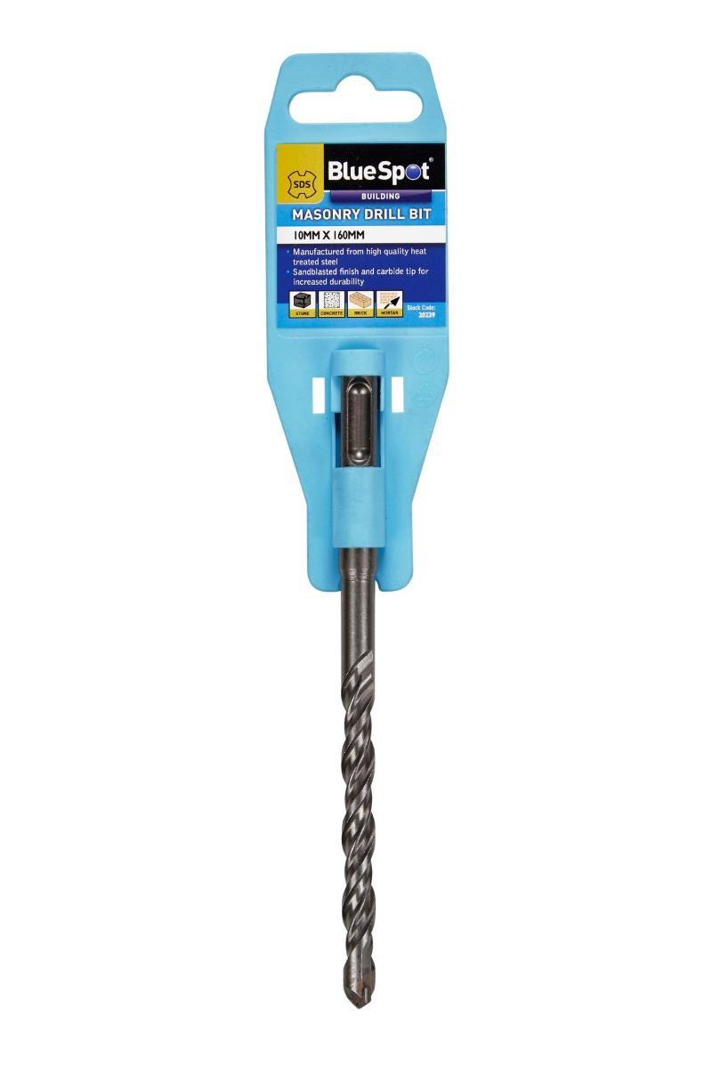 Blue Spot SDS Masonry Drill Bit, 10mm x 160mm