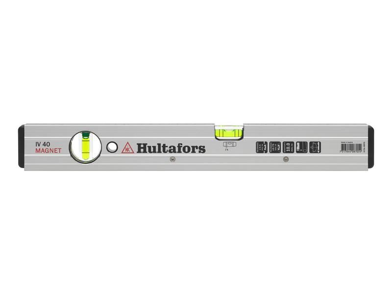 Hultafors IV 40 Magnetic Spirit Level, 40cm Aluminium