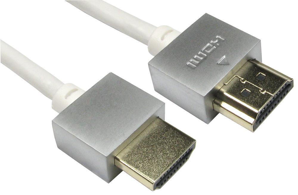 PRO SIGNAL High Speed HDMI Cable with Ethernet, 1m, White