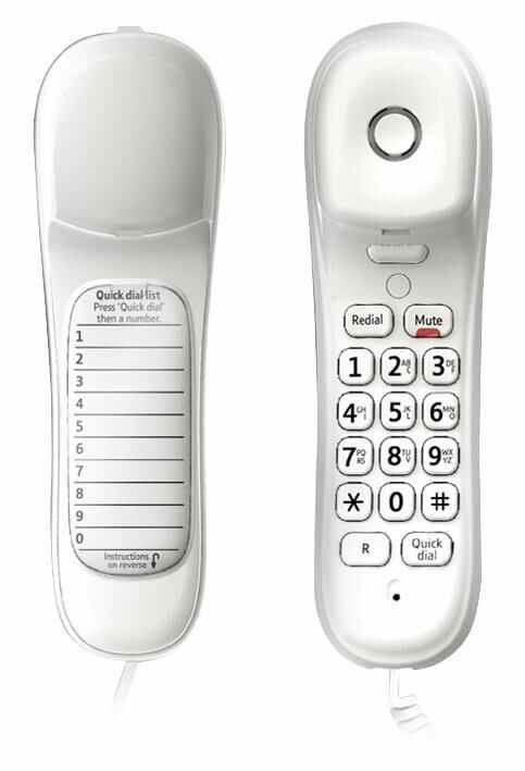 BT Duet 210 Telefone Fixo com Fios, Branco