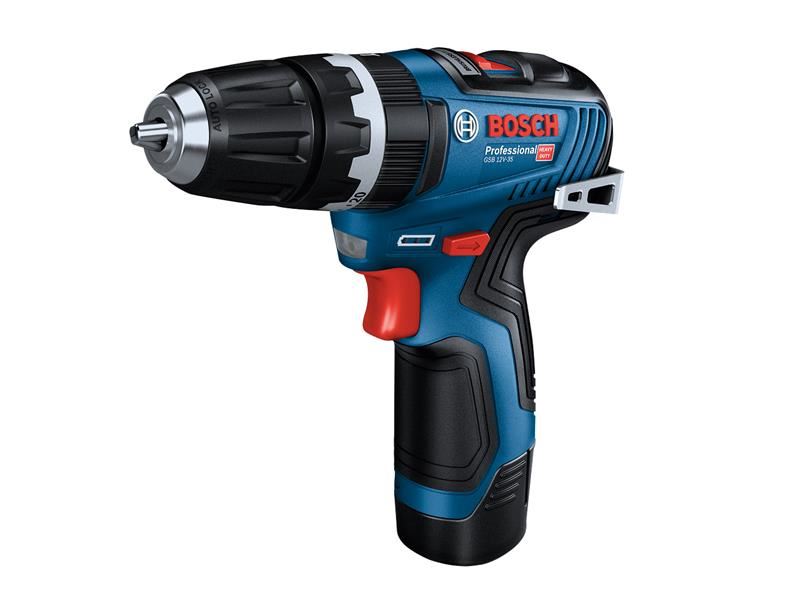 Bosch GSB 12V-35 Professional Combi Drill, 12V, 2x3.0Ah Li-ion