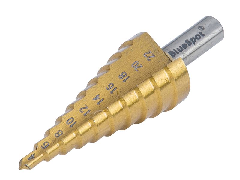 BlueSpot Tools Broca Escalonada HSS 4-22mm