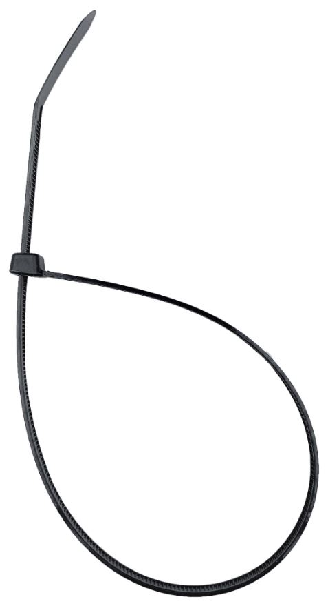 PRO ELEC - Pengikat Kabel Tahan Cuaca Nilon, 100mm x 2.5mm, Hitam, Pek 100