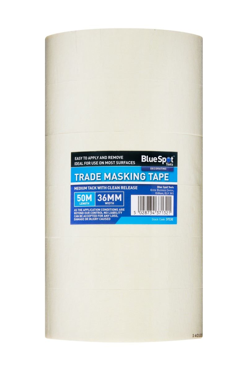 Blue Spot Tools 36mm x 50m Trade Masking Tape