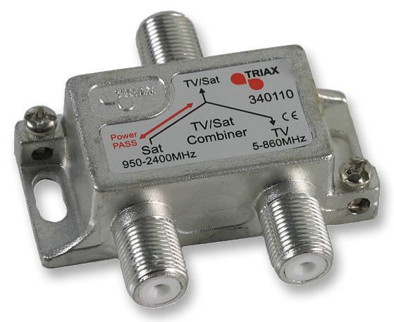 TRIAX TV/衛星コンバイナー Fコネクタ対応 5-2400MHz