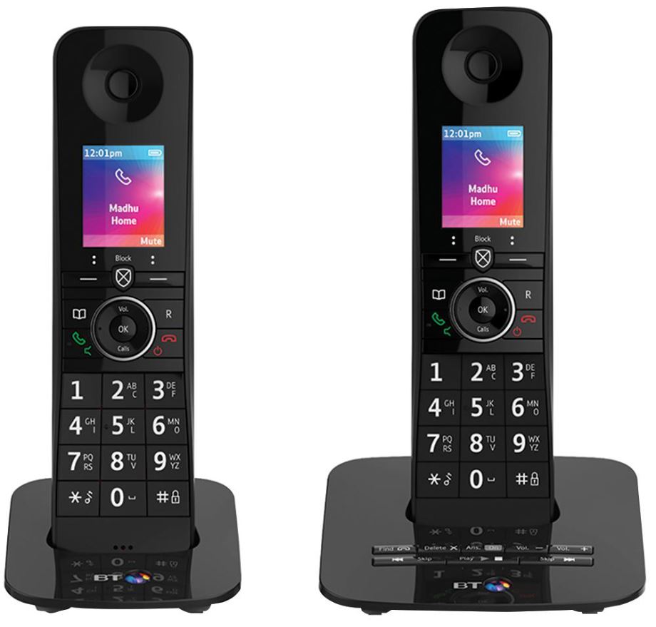 BT Premium - Téléphone DECT Bi-combiné avec Blocage d'Appels et Répondeur