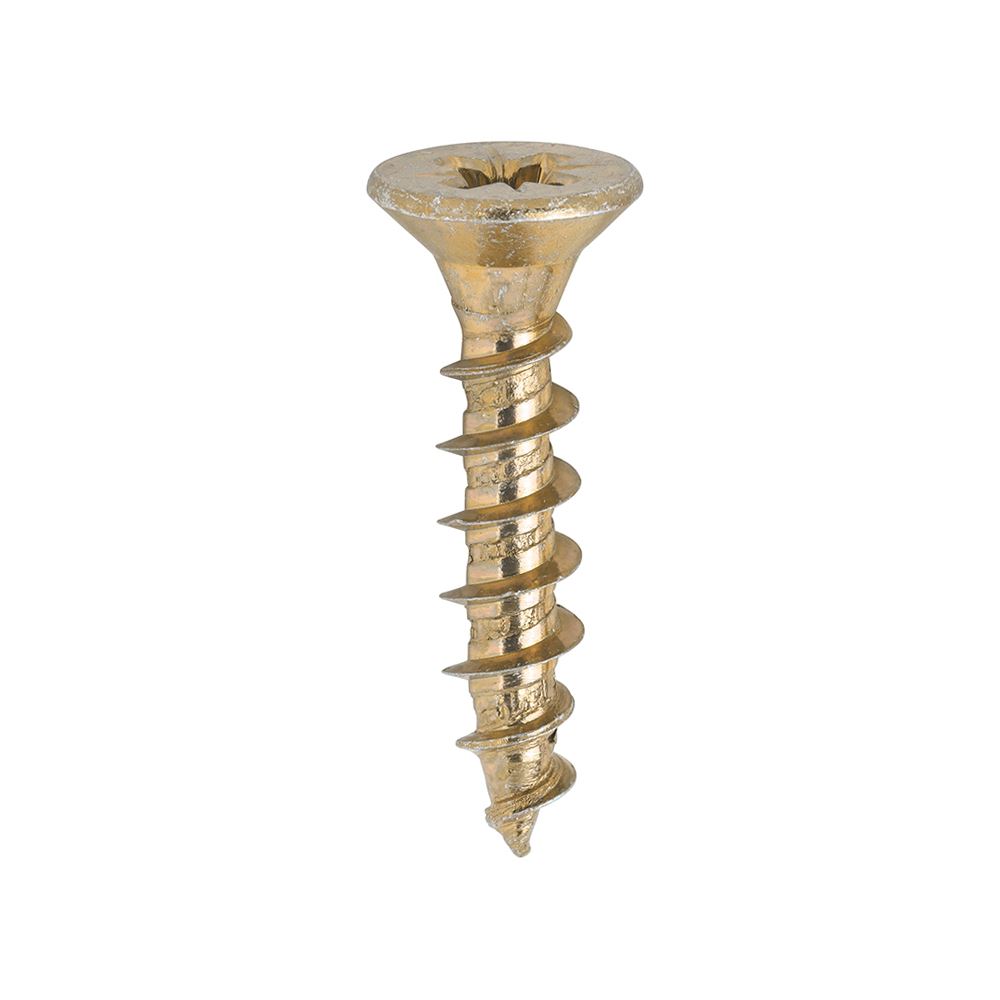 Timco PZ Double Countersunk Woodscrews, 5.0x25mm, 200-Pack