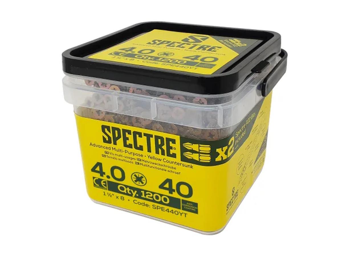 ForgeFix - Skru Kayu Spectre™ PZ Sesuai CSK ZYP 4.0 x 40mm (1200 biji)