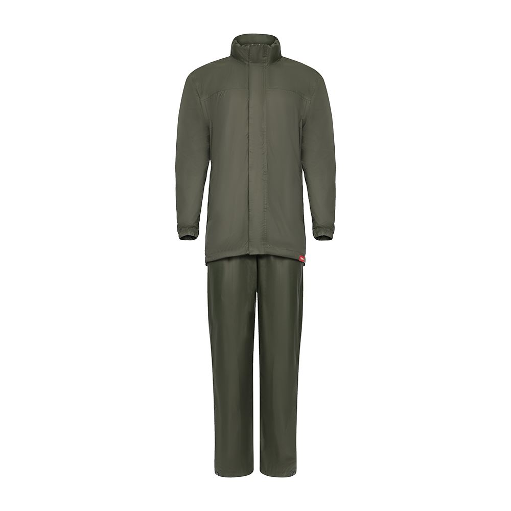 Timco Green Waterproof Rain Jacket & Trousers Set, Size X Large