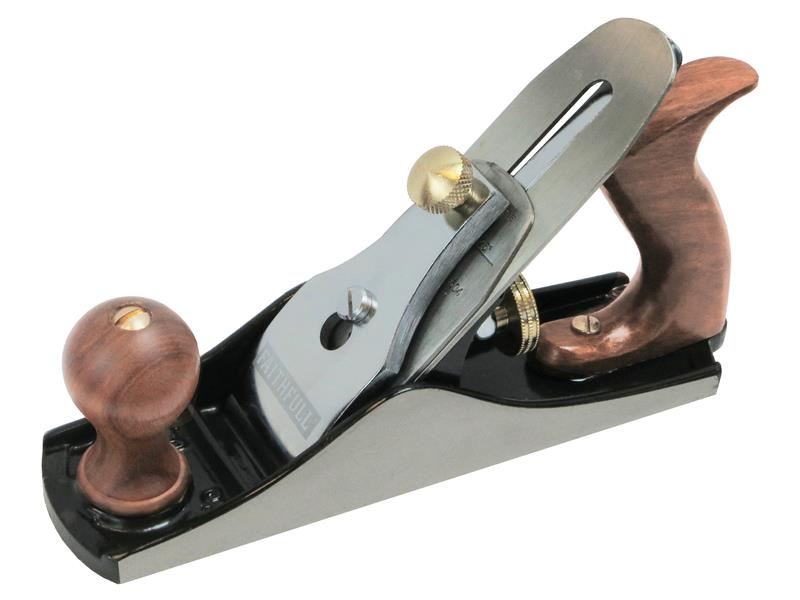 Faithfull No. 4 Smoothing Plane in Wooden Box, 50mm Cutter