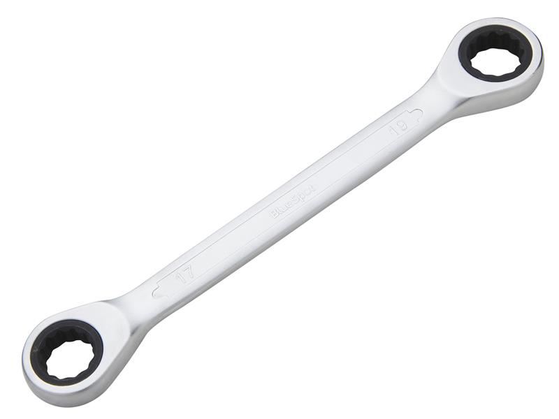 BlueSpot Tools Doppelend-Ratschenschraubenschlüssel (17-19mm)