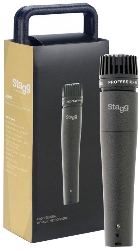 STAGG Dynamic Handheld Microphone with DC18 Cartridge, Cardioid